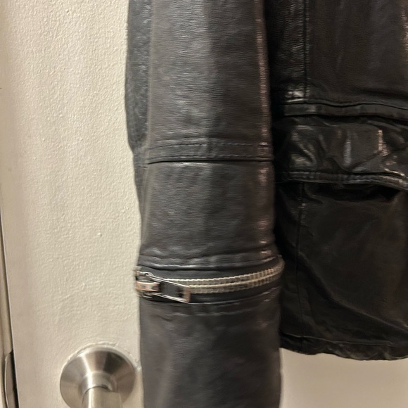 Beautiful All saints leather jacket. Large - Picture 3 of 8